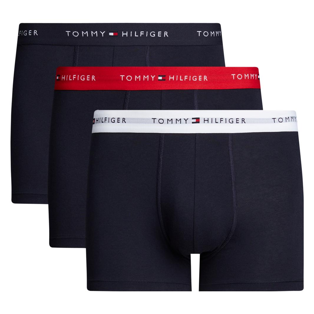 Tommy Hilfiger, Herren, Unterhosen, 10022431, Mehrfarbig, Weiss, Schwarz, (Xl, 3er Pack)