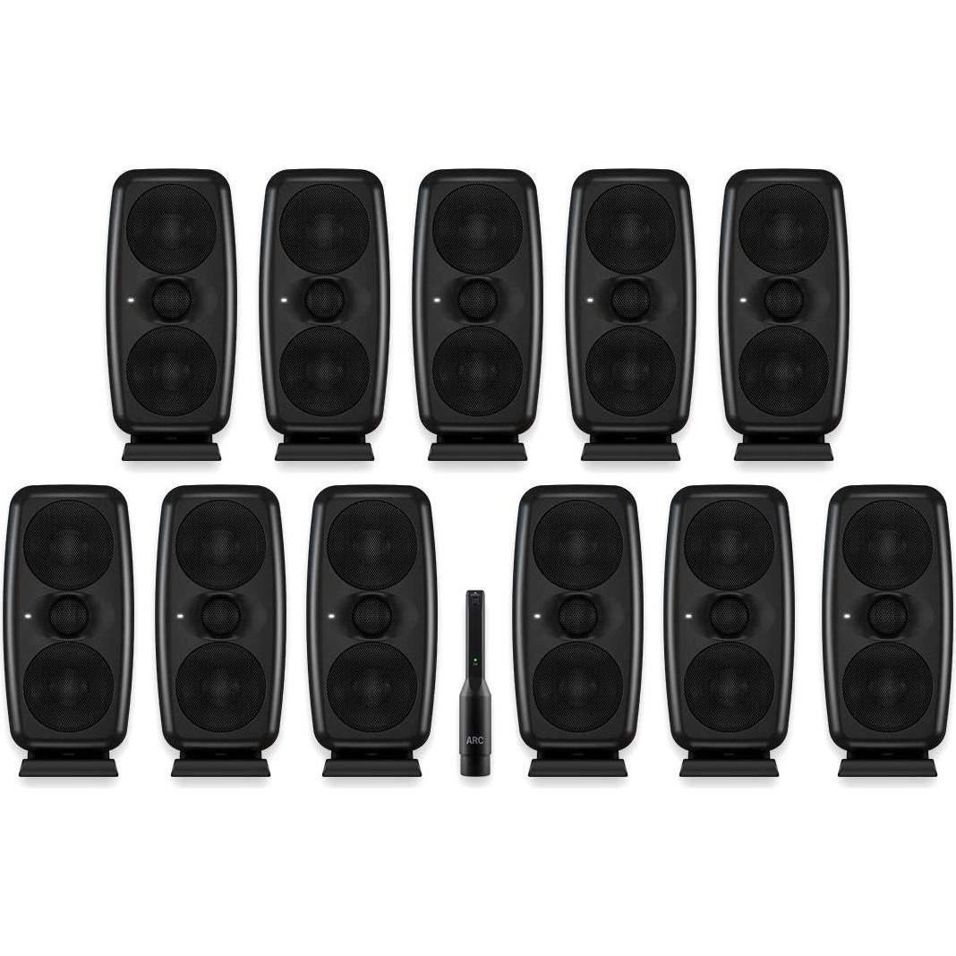 Thumbnail - IK Multimedia Studiomonitor iLoud MTM Immersive Bundle 11 Schwarz (Aktiv, 1 Stk.), Monitor Lautsprecher, Schwarz