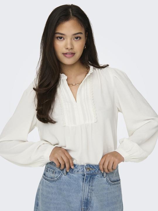 Produktbild JdY Normal geschnitten V-Ausschnitt Voluminöser Armschnitt Top Top (XS)
