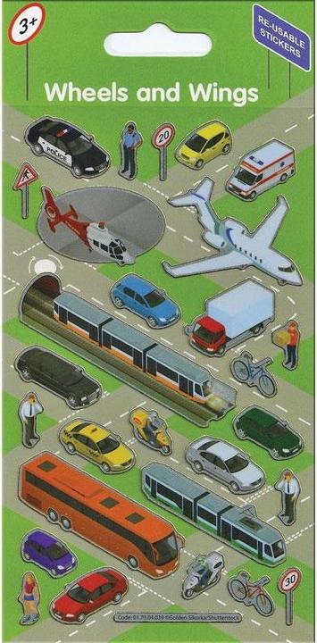 Immagine prodotto Paper Projects Adesivi riutilizzabili per ruote e ali