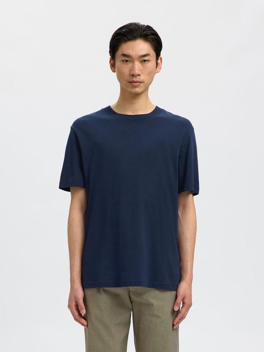 Immagine prodotto Selected Homme T-shirt in cotone biologico con collo alto (S)