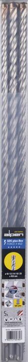 Actual product image Alpen Set SDS+ 5 pcs (875) FOR CE X (10, 12, 14, 16, 20 mm)