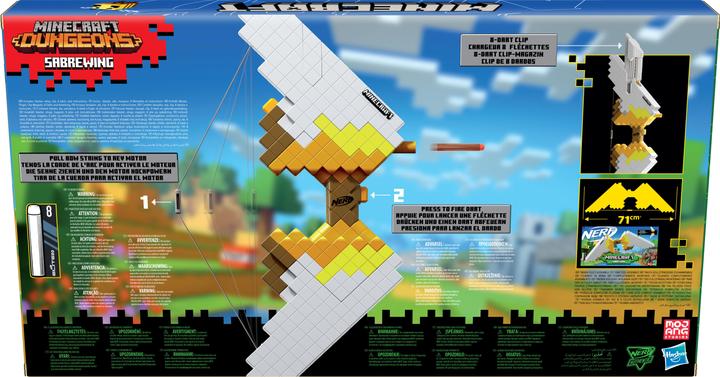 Produktbild Nerf Minecraft motorisierter Sabrewing Bogen feuert Darts