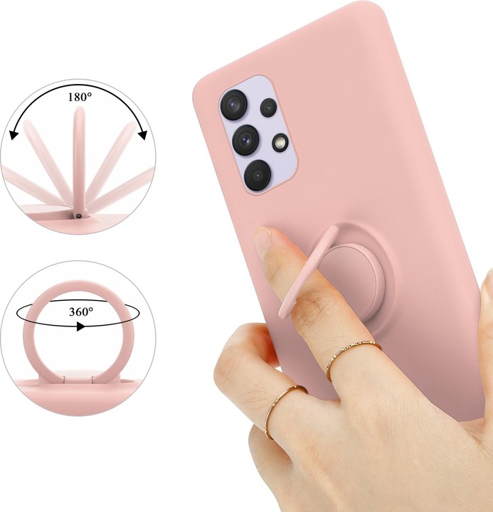 Actual product image Cadorabo TPU Liquid Ring Silicone Case Cover (Samsung Galaxy A33 5G)