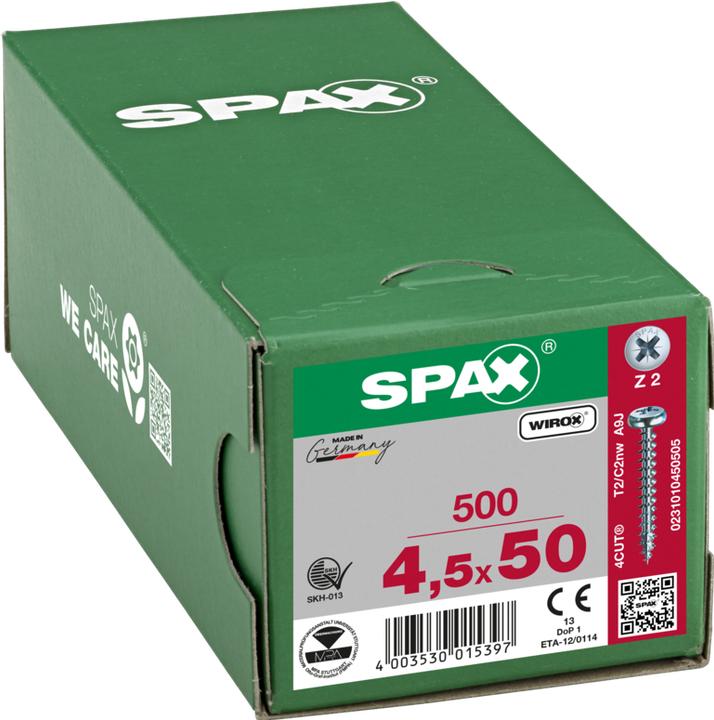 Actual product image Spax Chipboard screws (500 Screws per piece)