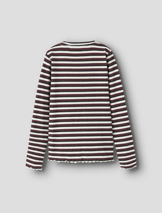 Produktbild Name it Langarmshirt gestreift mit Glitzer (122, 128)