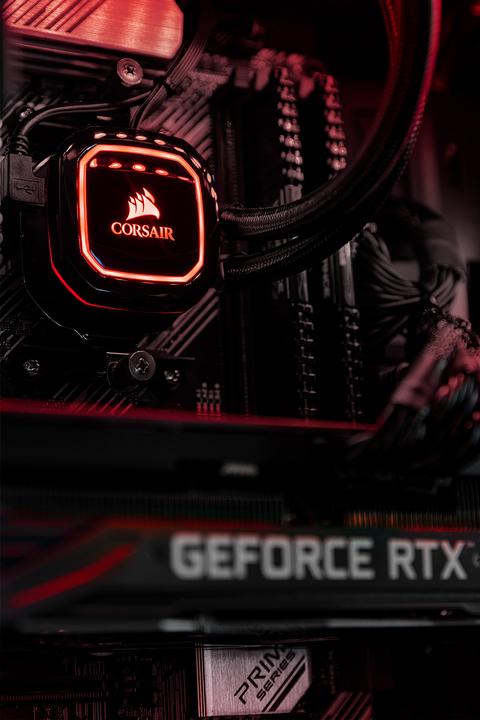 Actual product image Mifcom TEMPEST RTX3060 Ti Ryzen 5 (AMD Ryzen 5 5600X, 16 GB, 1000 GB, GeForce RTX 3060 Ti)