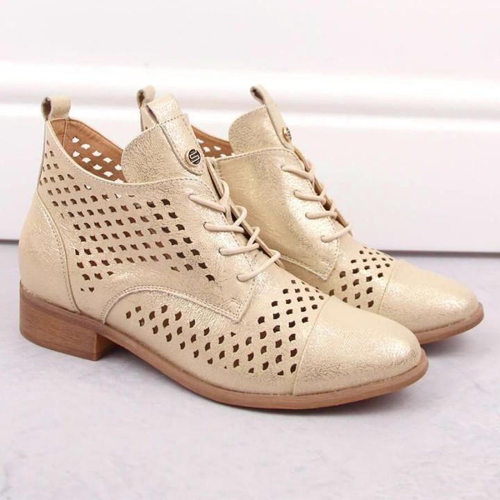 Image du produit Potocki Openwork ankle boots W WOL205 gold (36)