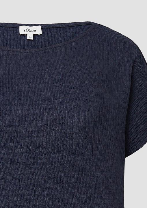 Immagine prodotto S.Oliver T-Shirt Strukturiertes T-Shirt im Relaxed Fit (44)