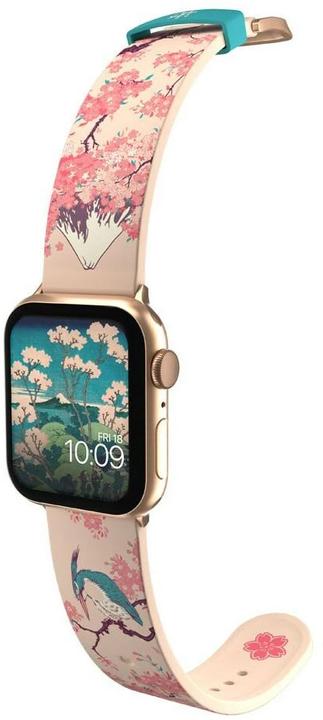 Produktbild Moby Fox Armband Smartwatch Hokusai Cherry Blossom 22 mm (22 mm, Edelstahl, Silikon)