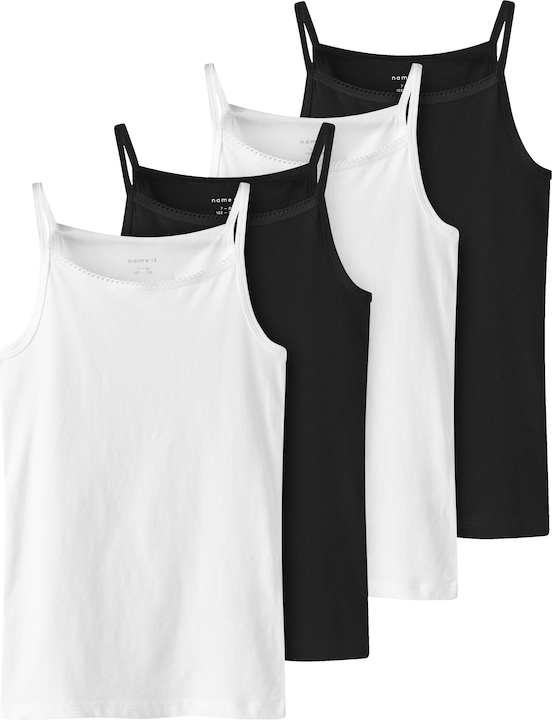 Image du produit Name it Nkfstrap Top 4p Black White Solid Noos (134, 140)