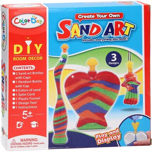 Sandkunst Regenbogen
