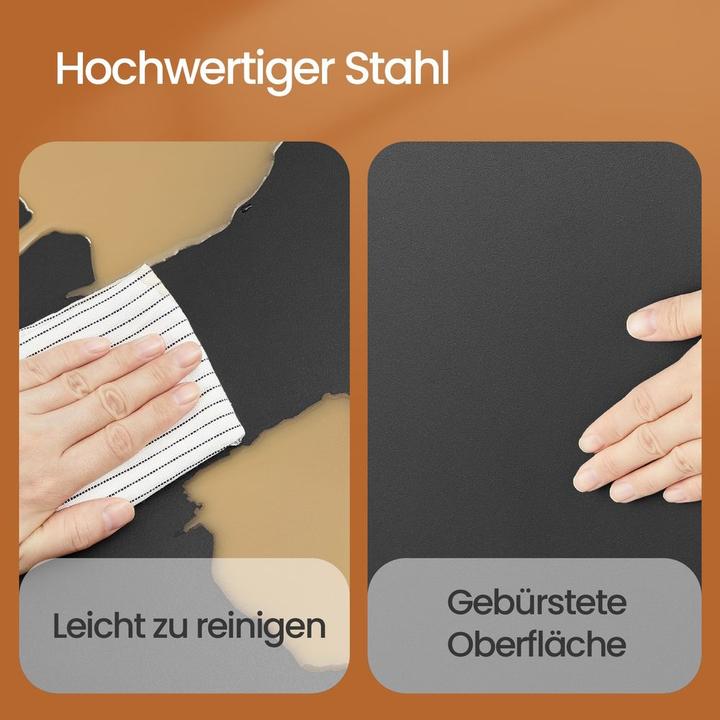 Immagine prodotto Songmics Abfalleimer 30 l, Schwarz (30 l)