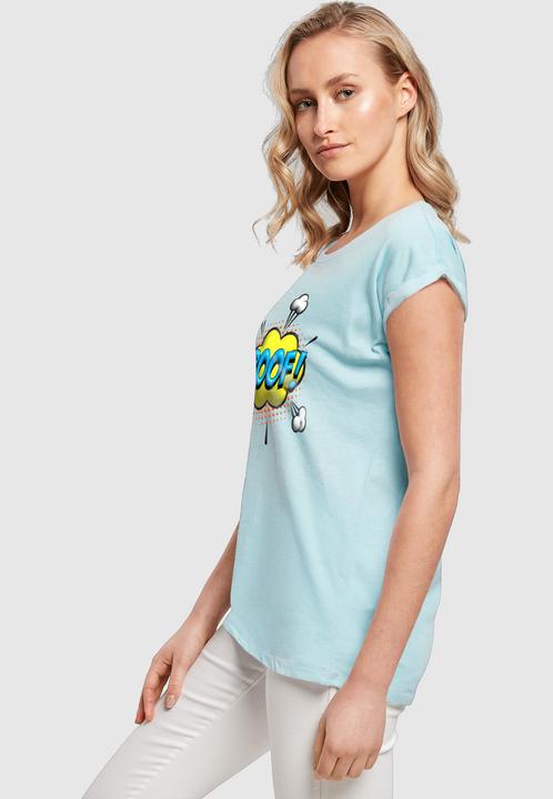 Produktbild Merchcode Ladies POOF Comic Extended Shoulder Tee - 117991 (S)