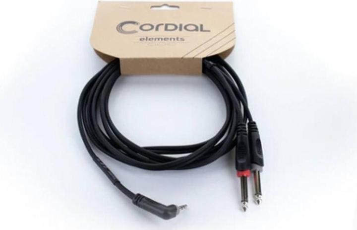Produktbild Cordial 14867 Audio Y-Adapter (1x Klinkenstecker 3.5 mm - 2x Klinkenstecker 6.3