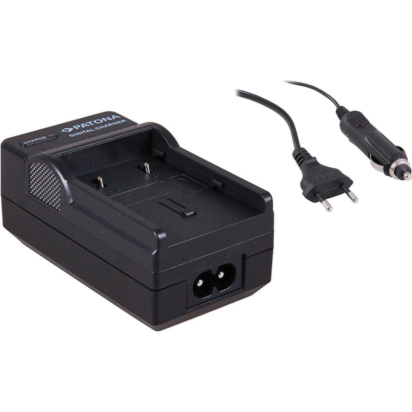 Patona Caricatore 2in1 per JVC-BN-VF707 BN-VF714 BN-VF733 (Caricabatterie per fotocamere), Alimentatore fotocamera