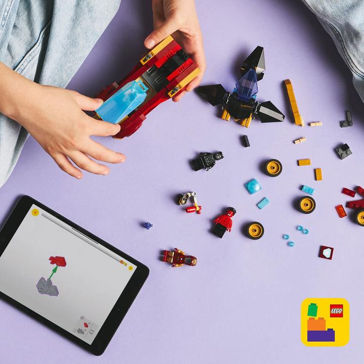 Produktbild LEGO Iron Man Auto und Black Panther vs. Red Hulk (76310, LEGO Marvel)