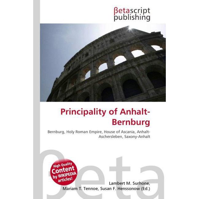 Principality of Anhalt-Bernburg, Fachbücher