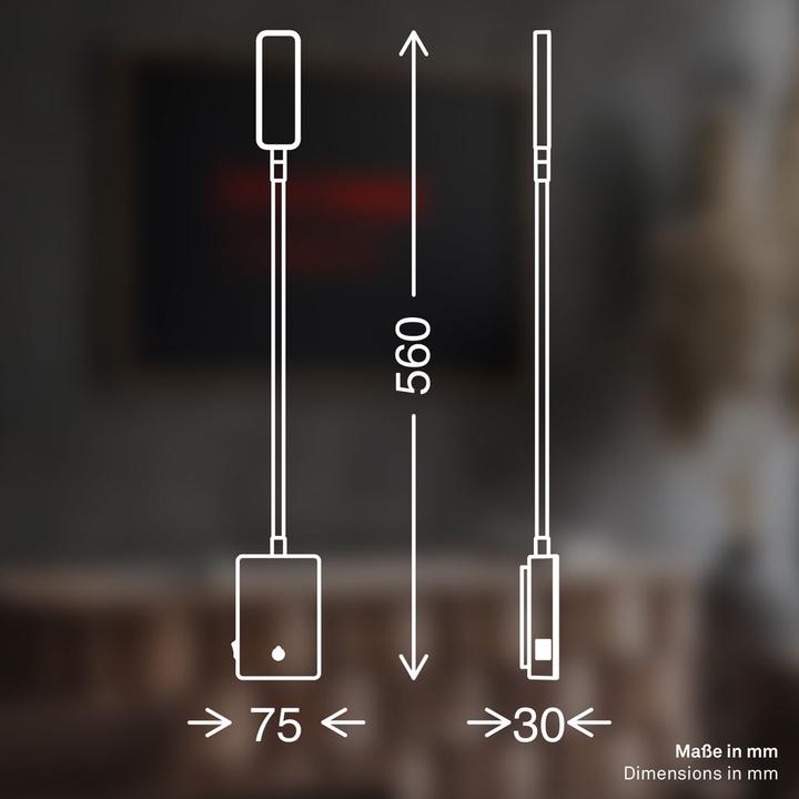 Produktbild Briloner CIELO LED Leseleuchte - Schwarz (150 lm)