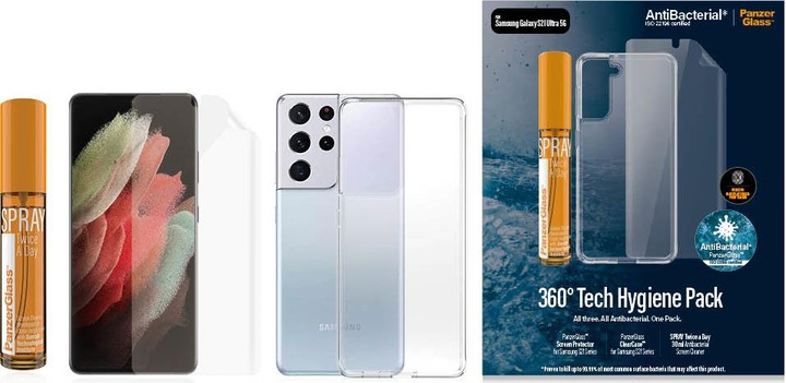 Produktbild PanzerGlass 360° Protection - Glas + Hülle (1 Stück, Samsung Galaxy S21 Ultra)