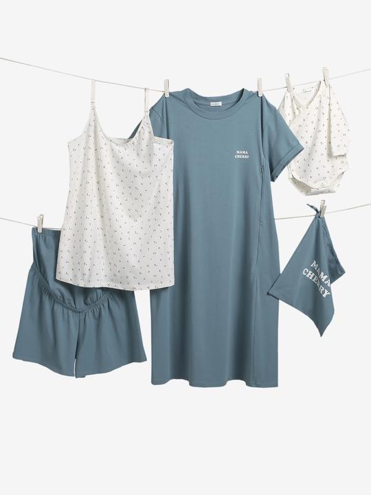 Actual product image Vertbaudet Geschenk-Set für Mama & Baby: Loungewear & Body im Stoffbeutel (40)