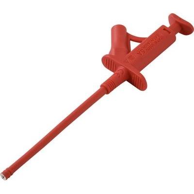 Voltcraft MSK-120 rot Sicherheits-Klemmprüfspitze CAT IV 600 V, CAT III 1000 V (Puntale), Misurazione, Rosso