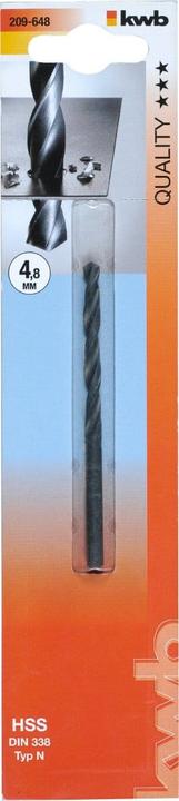 Actual product image kwb HSS Twist Drill, ø 4.8 mm (4.8 mm)