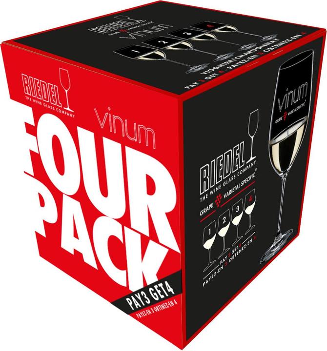 Produktbild Riedel Weisswein Glas VINUM (41 cl, 4 Gläser, Weissweingläser)