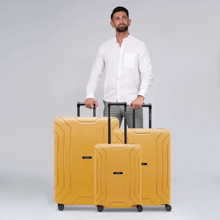 Image du produit Redolz Essentials 15 Set de valises à 4 roulettes 3 pièces avec fermeture à trois points (210 l)