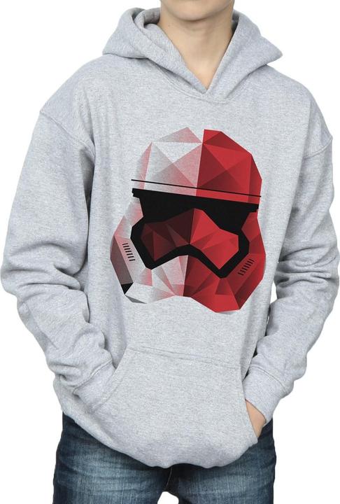 Immagine prodotto Star Wars Felpa con Cappuccio Stormtrooper Casco Cubista Ragazzi (140, 146)