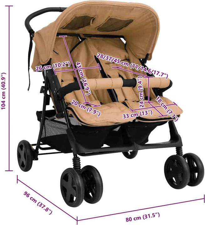 Immagine prodotto vidaXL Kinderwagen