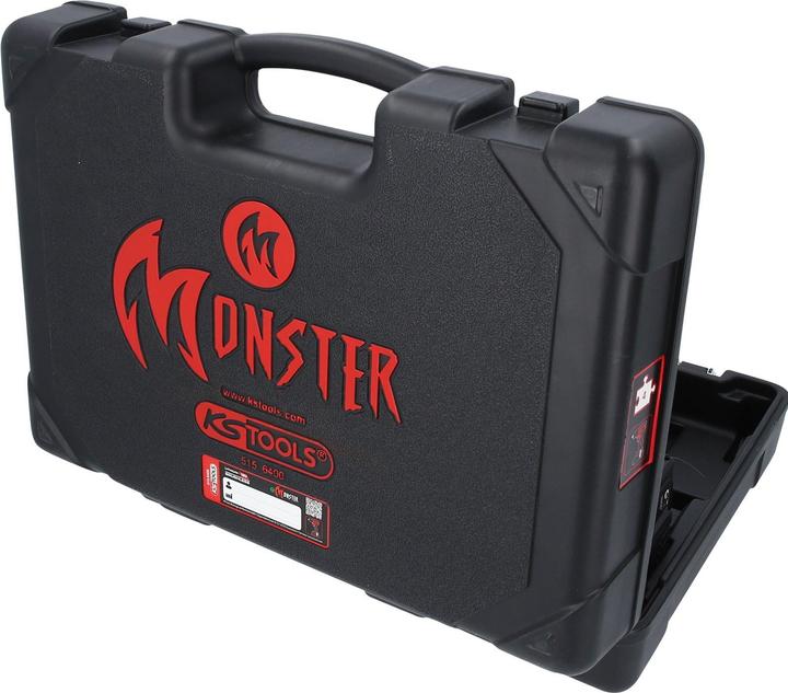 Image du produit KS Tools eMONSTER Kit de perceuses/visseuses sans fil brushless, 4 pièces| 18 volts, 2 batteries et chargeur (Fonctionnement sur batterie)