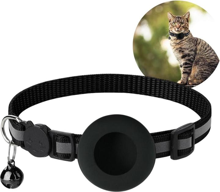 Hermex Halsband mit Airtag-Halterung Katzenhalsband Hundehalsband (Hund, Katze, Allgemein)