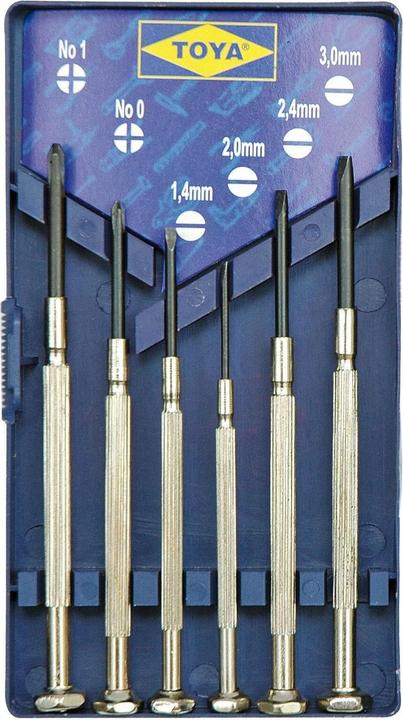 Actual product image Toya Watch screwdriver set 6 pcs.
