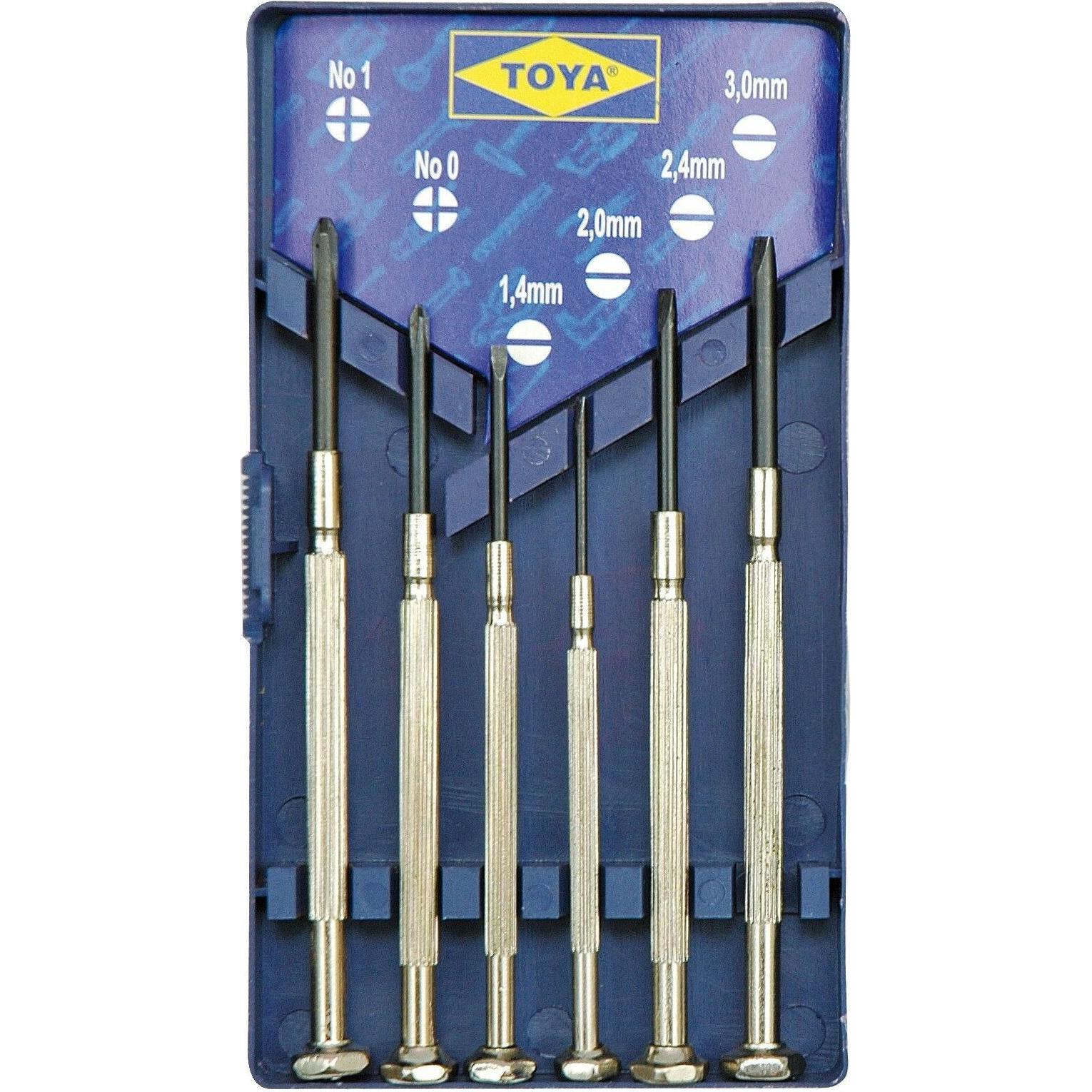 Toya, Schraubenzieher, Uhren-Schraubendreher-Set 6-tlg.