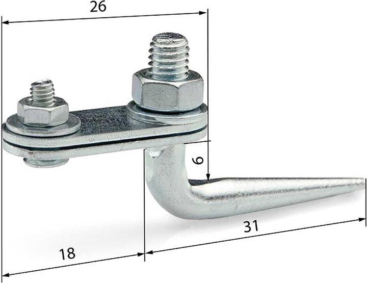 Immagine prodotto Planet-Hobby gancio di partenza alto 48/10/23