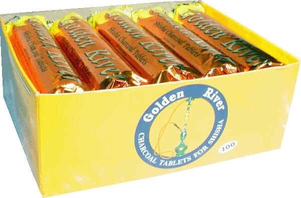 Produktbild Golden River Shishakohle Long Burning ca. 40mm