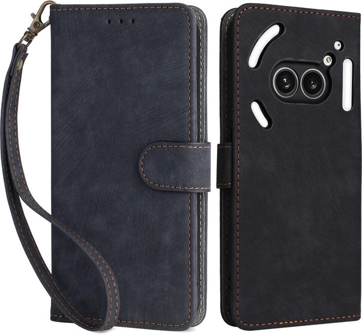 Cover-Discount Nothing Phone (2a) - Etui en cuir avec bloqueur RFID (Nothing Phone (2a))