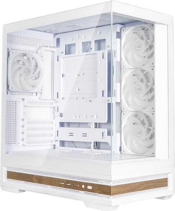 Actual product image Zalman Boitier Moyen Tour ATX P40 Namu RGB avec panneaux vitrés (Blanc) (mATX, Mini-ITX, ATX)