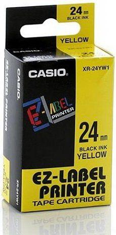 Actual product image Casio XR-24YW1 Self Adhesive Labels (2.40 cm, Yellow)