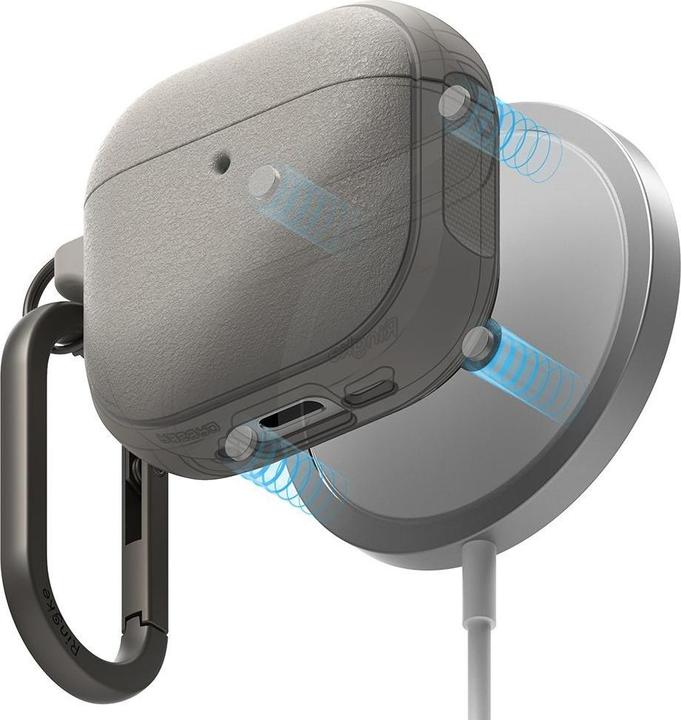 Image du produit Ringke Onyx MagSafe Case for Apple AirPods 4 - Gray (Manchon pour casque d'écoute)
