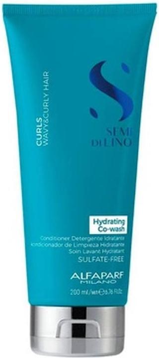Actual product image Alfaparf Semi Di Lino Curls Hydrating Co-Wash (1000 ml, Liquid shampoo)