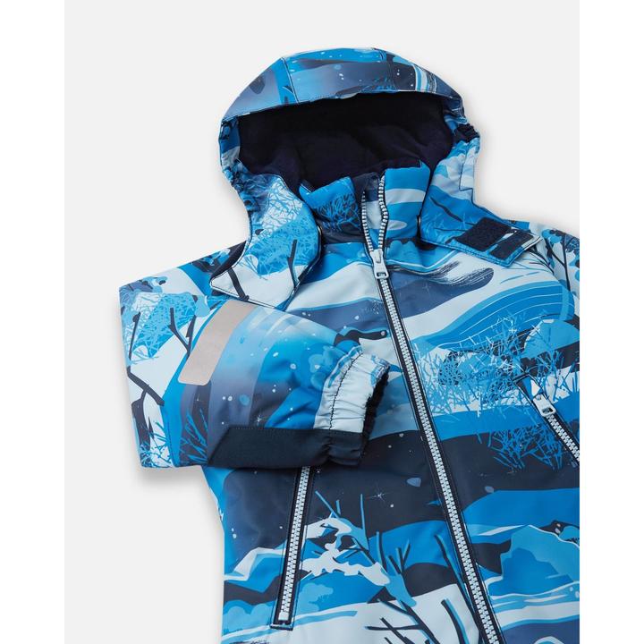 Actual product image Reima tec Kids Snowsuit Kurikka Navy (116)
