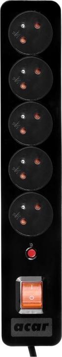 Actual product image Acar X5 Extension Cable 5 AC Outputs Indoor (5x, CEE 7/5, 5 m)
