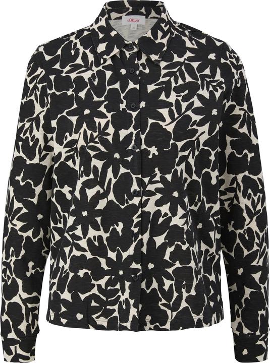 Produktbild s.Oliver Bluse Hemdbluse aus Jersey (46)