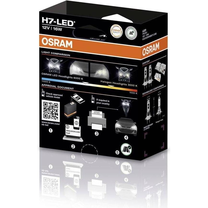 Osram, Illuminazione auto, Velocità dell'interruttore notturno (H7)