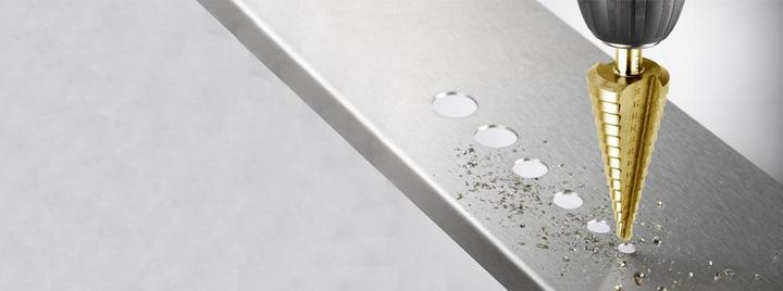 Actual product image kwb Step drill set 3pcs. (6.0 millimetre)