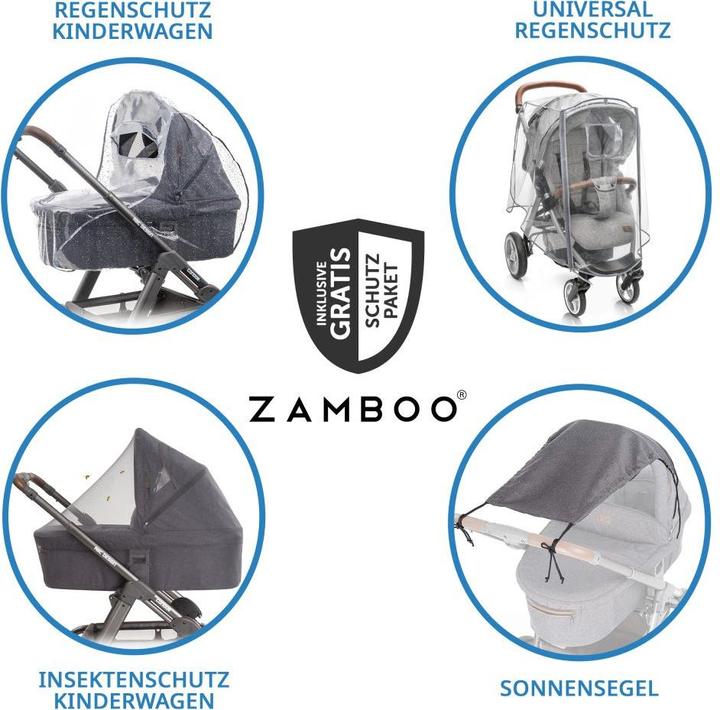 Produktbild ABC Design Kombi-Kinderwagen Salsa 5 Air inkl. Babywanne (0 Monate - 4 Jahre)