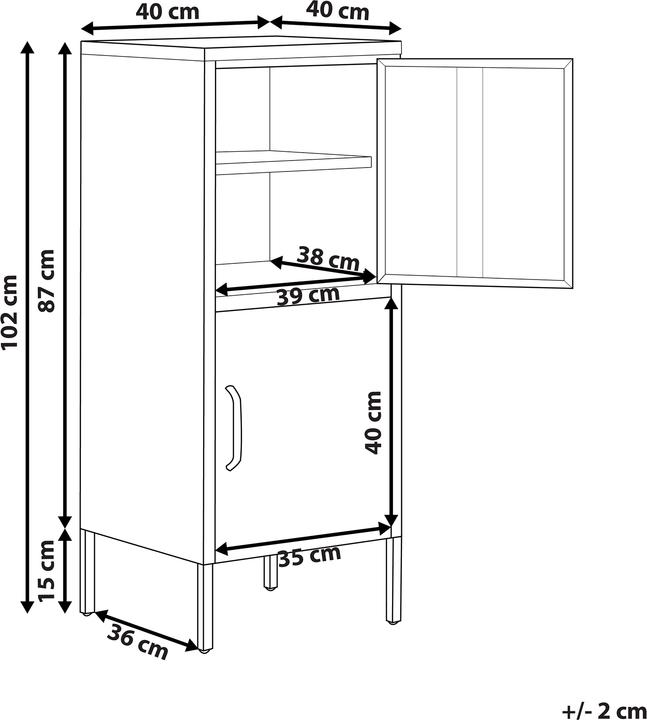 Produktbild Beliani Huron (40 x 40 x 102 cm)