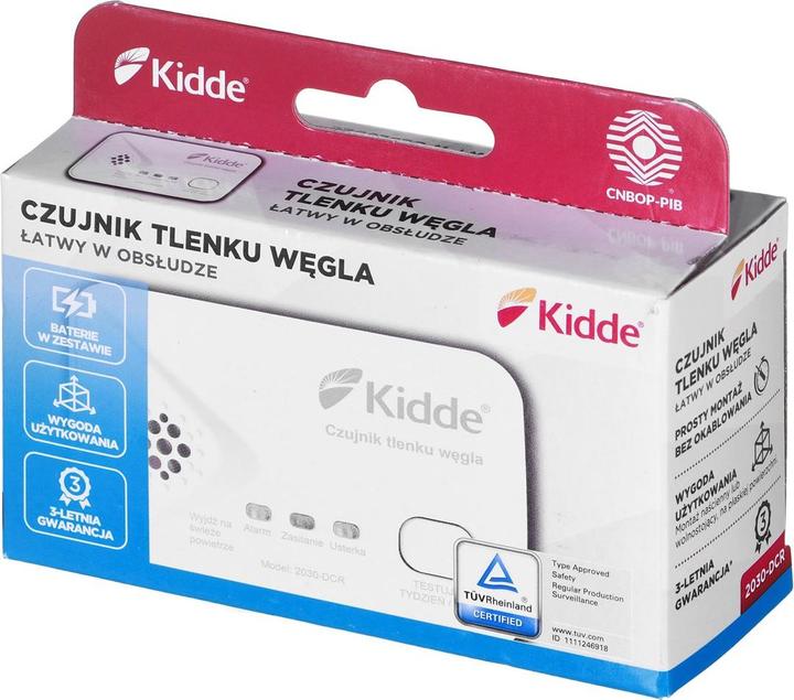 Image du produit Kidde Czujnik tlenku węgla 2030-DSCR